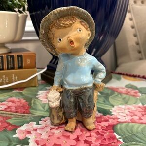 RARE Vintage UCTCI Japan Whistling
Boy Figurine